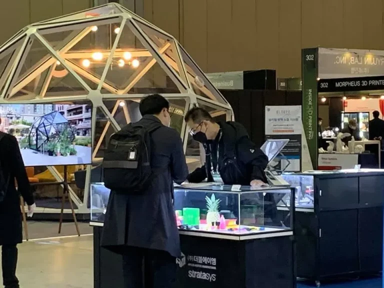 韩国3D打印展览会现场照片1