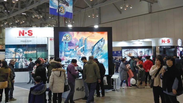 韩国首尔渔具钓具展览会现场照片2
