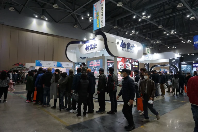 韩国首尔渔具钓具展览会现场照片4