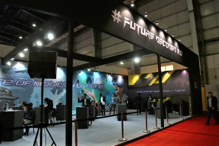 印度新德里摩托车展览会现场照片8