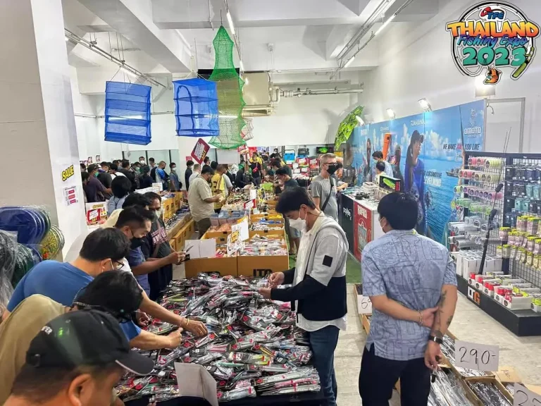 泰国渔具钓具展览会现场照片2