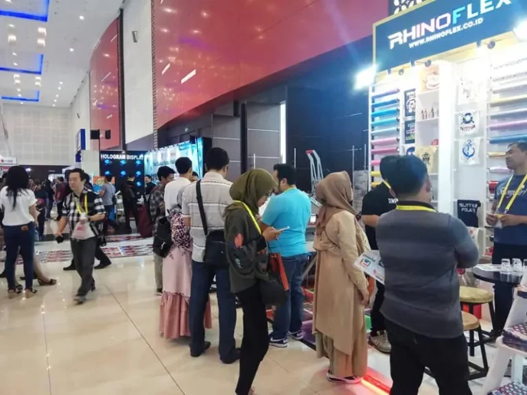 印尼雅加达广告标识印刷包装展览会现场照片3