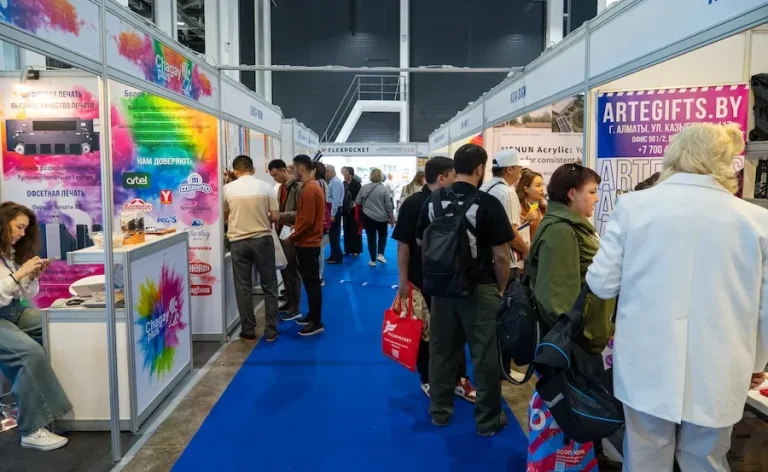 哈萨克斯坦广告及包装印刷展览会现场照片3