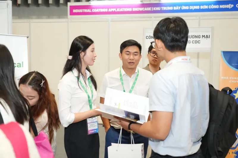 越南国际涂料及印刷油墨展览会现场照片1