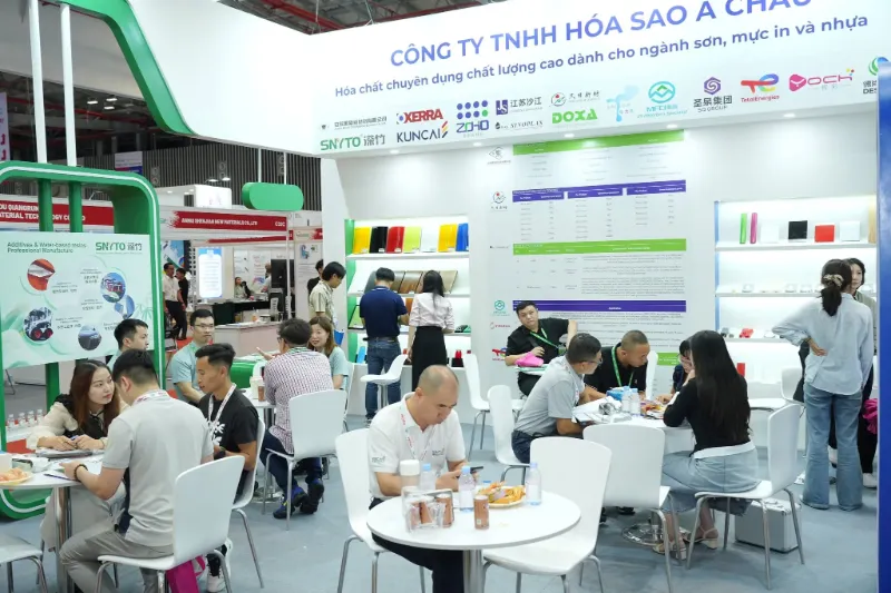 越南国际涂料及印刷油墨展览会现场照片8