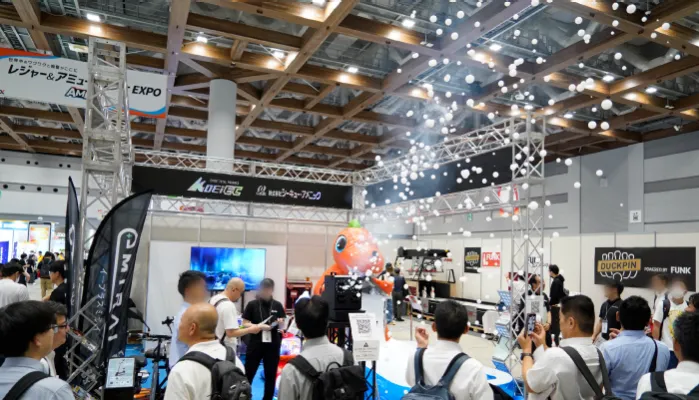 日本东京游乐设备展览会现场