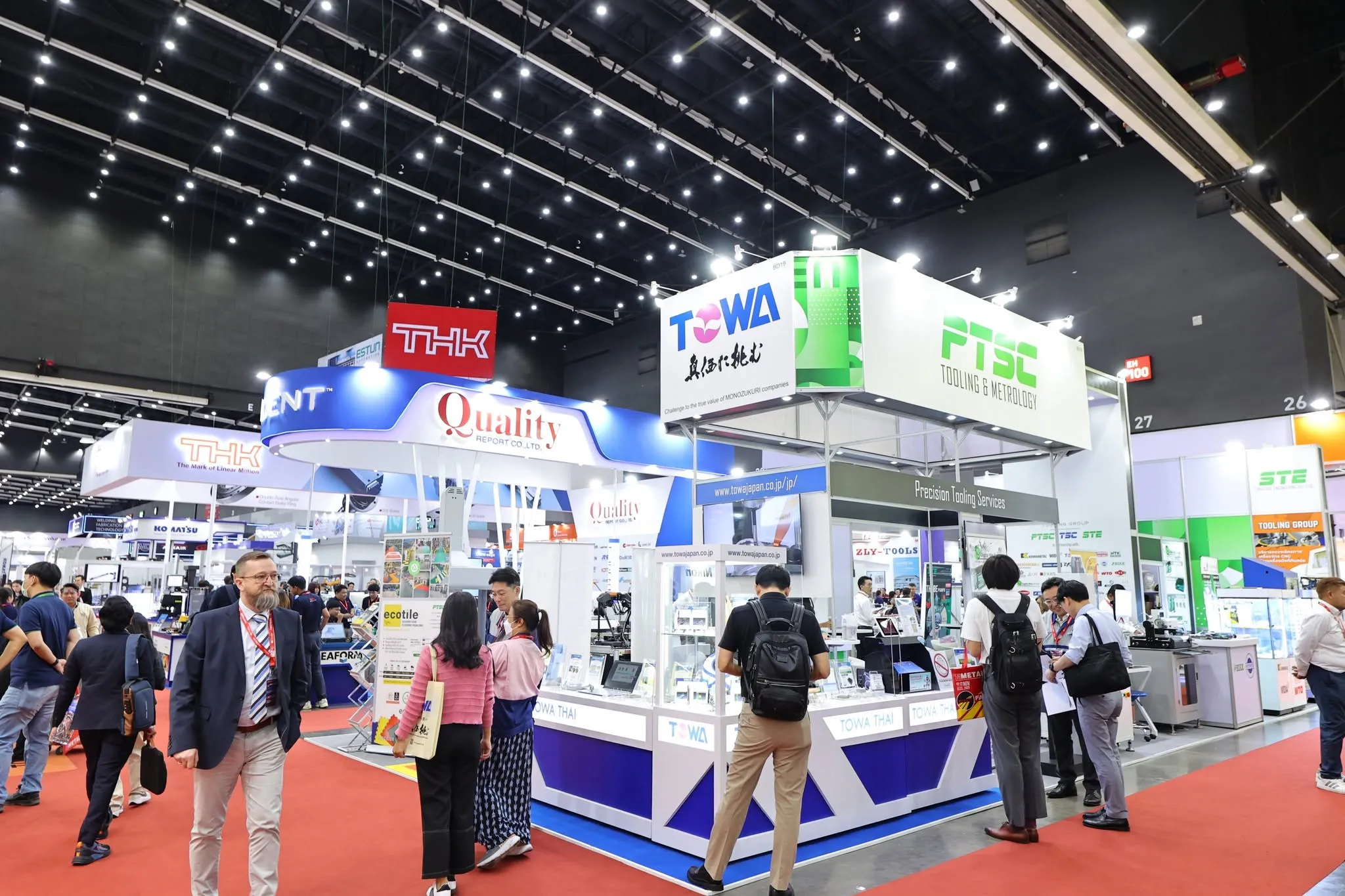 泰国曼谷机床及金属加工展现场图