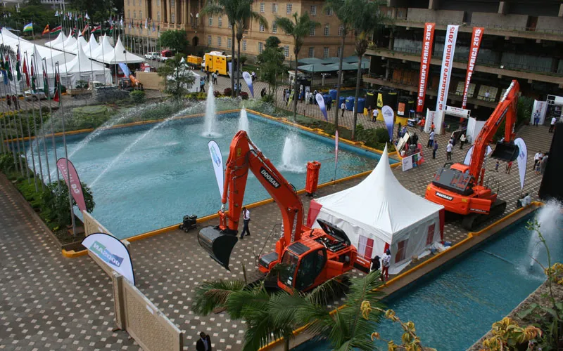 BUILDEXPO AFRICA展会现场的建材产品展示