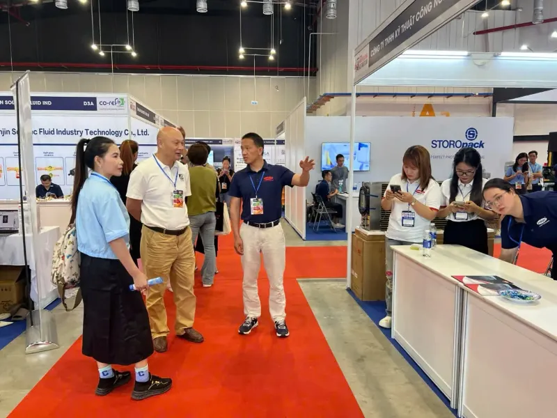 越南国际仓储物流展览会现场