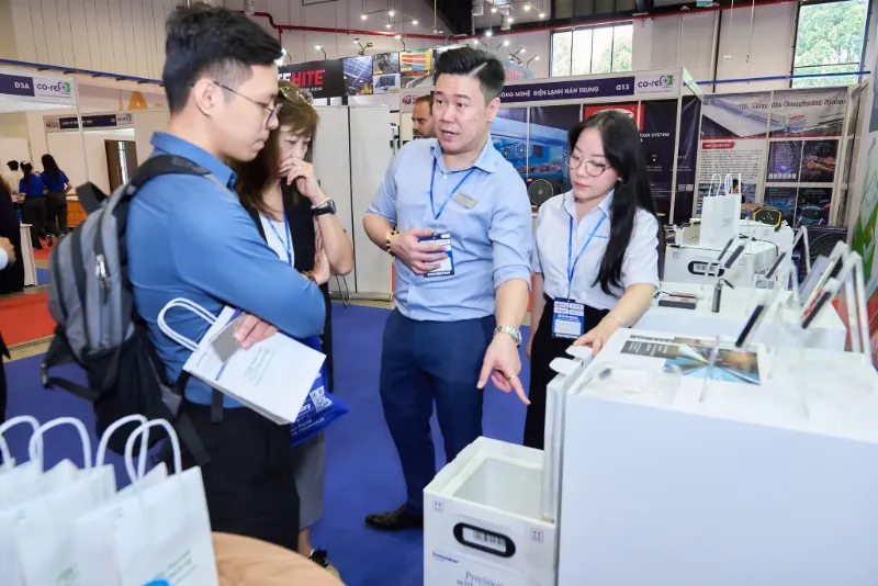 越南国际仓储物流展览会现场