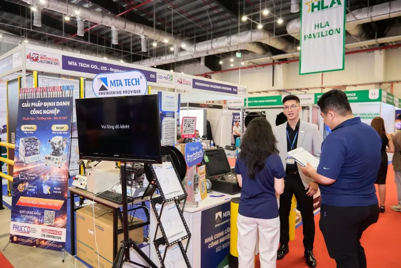 越南国际仓储物流展览会现场