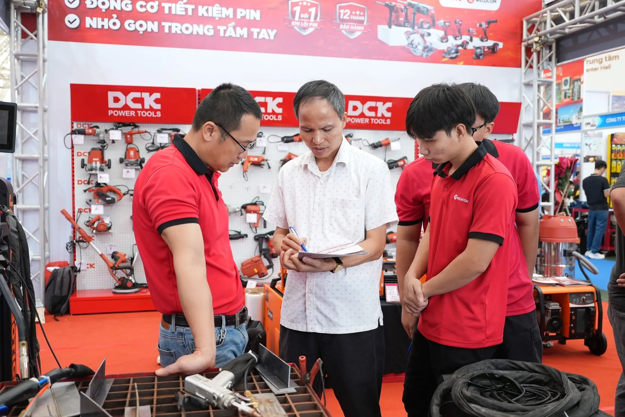 越南胡志明贸易展览会现场