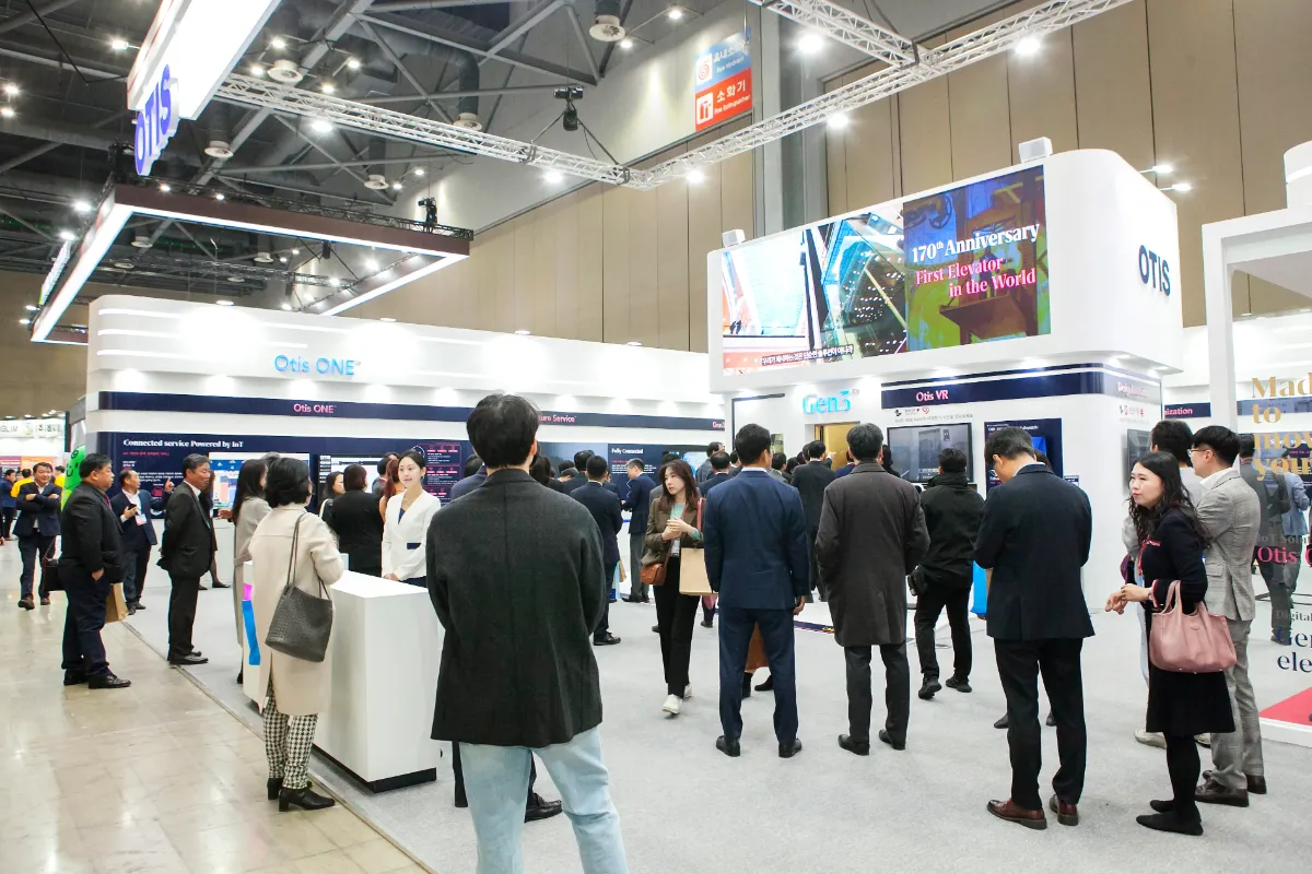 韩国首尔电梯展览会展品展示图
